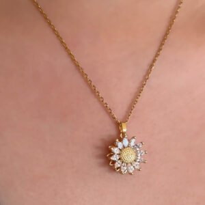 Collar Girasol Giratorio